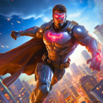 Flying hero man iron hero suit MOD Unlimited Money 94