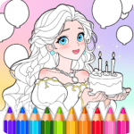 Princess Game Fantasy Coloring MOD Unlimited Money 1.11.1.0