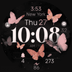 Butterfly Digital Watch Face Apk Mod 1.0.0 Premium