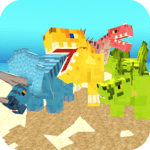 Blocky Dino Park Dino Arena MOD Unlimited Money 0.14