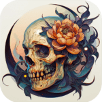 Dark Skeleton Color by number MOD Unlimited Money 1.0.34