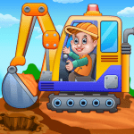 Kids Construction Truck Game MOD Unlimited Money 1.1.3