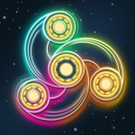Finger Spinner Neon Glow Art Apk Mod VARY Premium