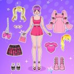 Sticker Doll Idol Dressup DIY MOD Unlimited Money 1.2.5