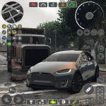 Model X Electro Cars Tesla MOD Unlimited Money 1.9