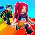 Rainbow Race Obby Dash MOD Unlimited Money 0.0.4