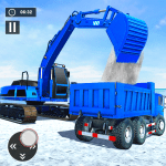 Snow Excavator Road Truck Game MOD Unlimited Money 3.5