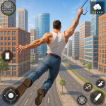 Flying Rope City Gangster Game MOD Unlimited Money 1.3