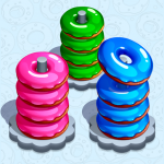 Donut Hoop Stack 3d Color Sort MOD Unlimited Money 1.7
