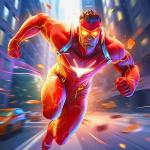 High Speed Superhero Games MOD Unlimited Money 107