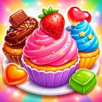 Cupcake Match 3 Puzzle Game MOD Unlimited Money 2.9