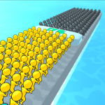 Runner Pusher Crowd Race 3D MOD Unlimited Money 1999994.0