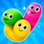 Worm Stack Tap Away Puzzle MOD Unlimited Money 1.10.7